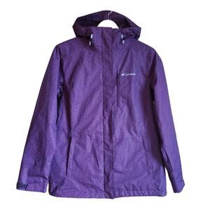 Columbia Omni-Tech Winter Jacket Shell Purple Medium